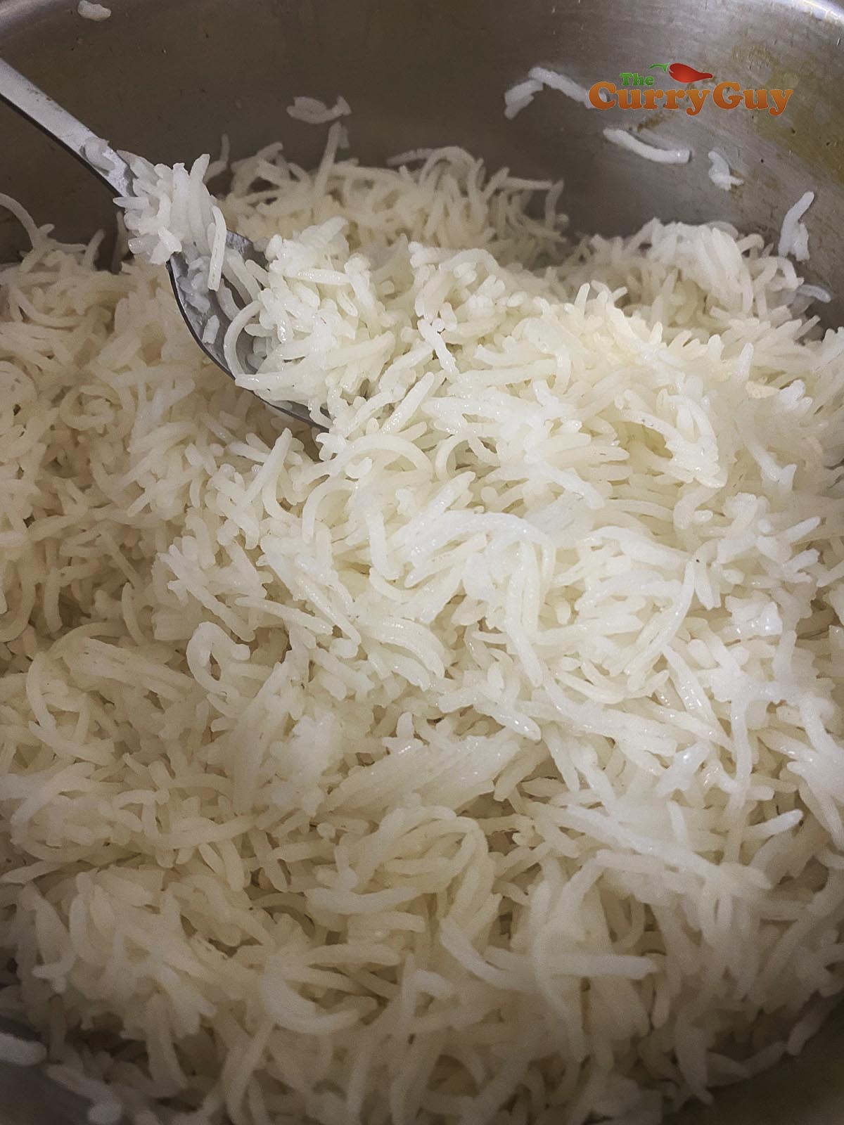 Stirring rice