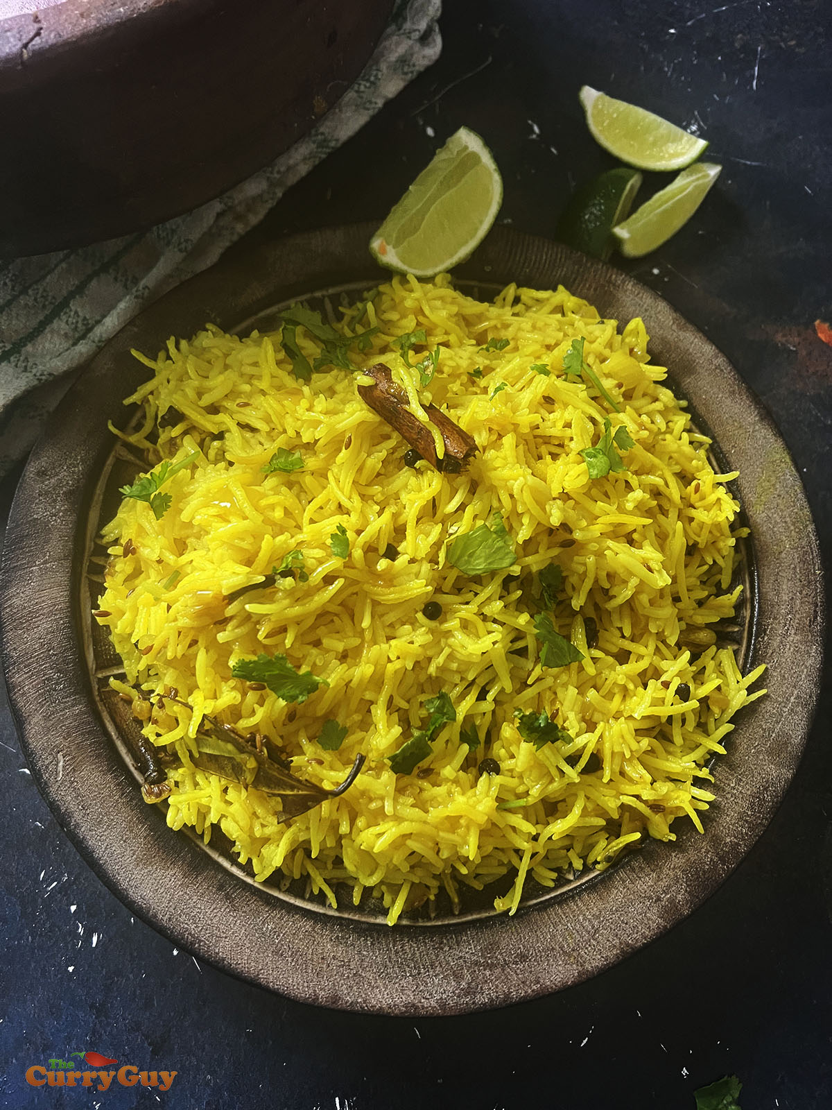 Finished pilau rice. 