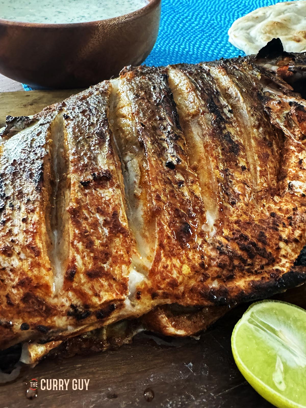 Tandoori whole fish.