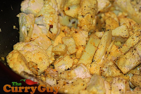 Spicy cauliflower
