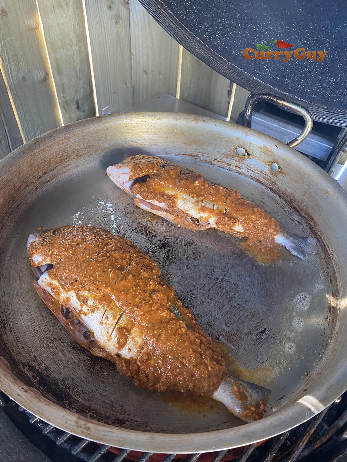 Frying fish