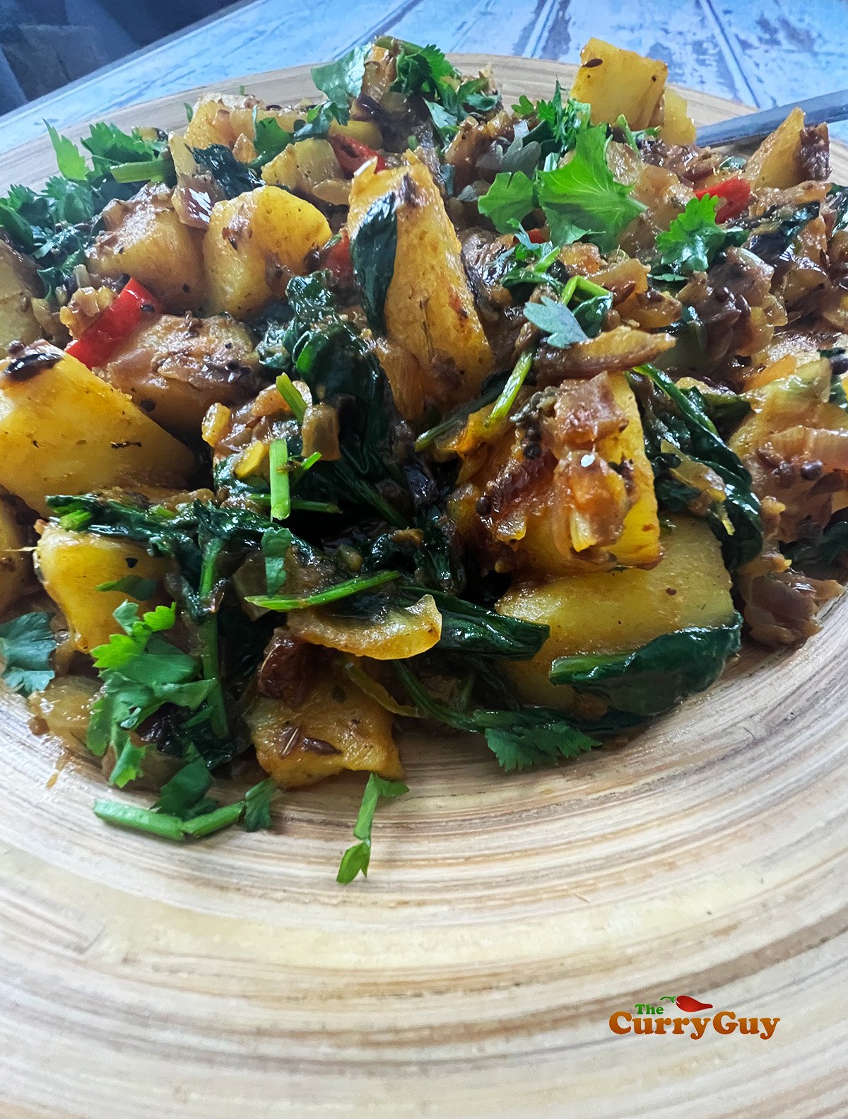Saag aloo curry