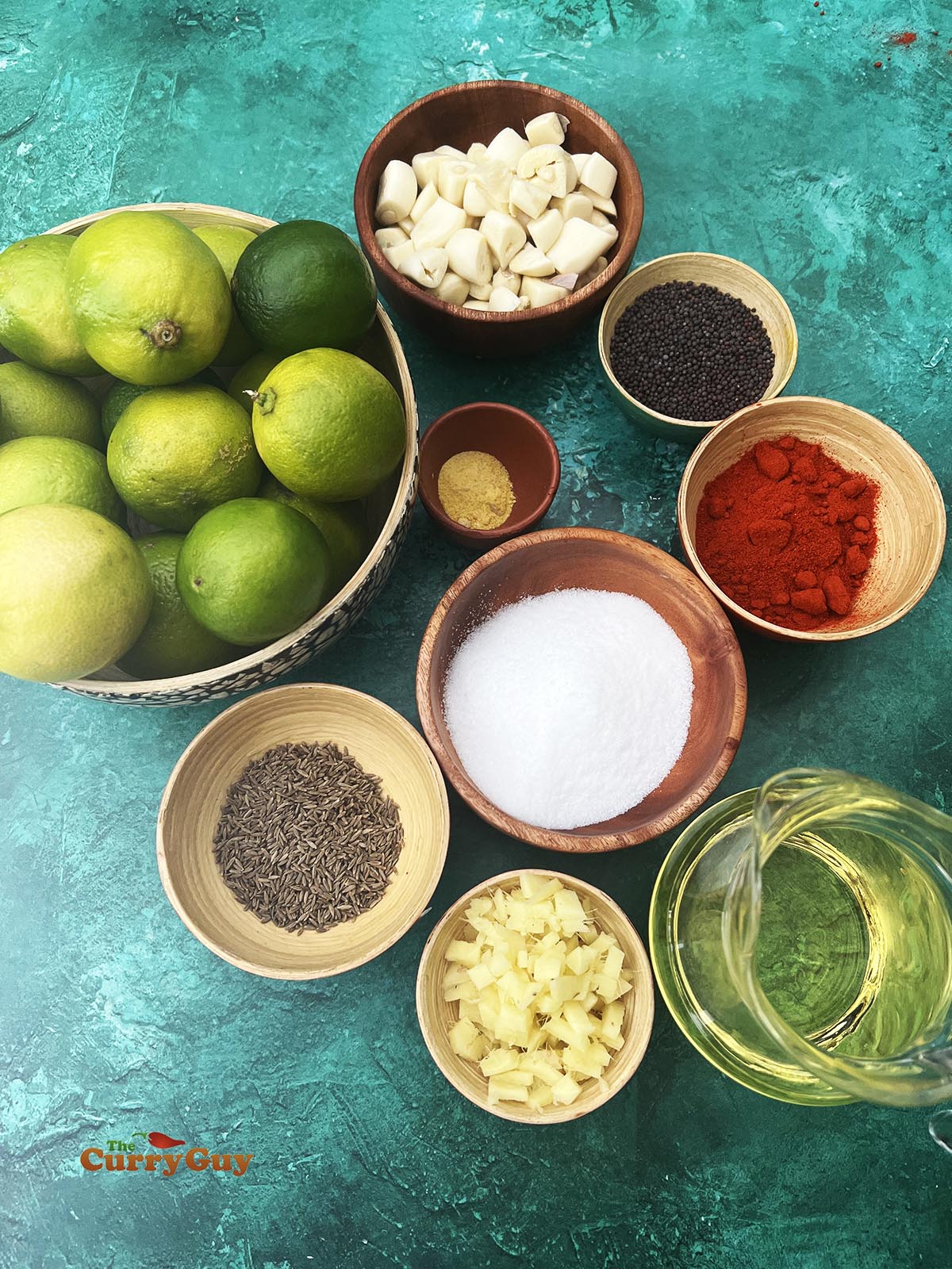 Ingredients for lime pickle