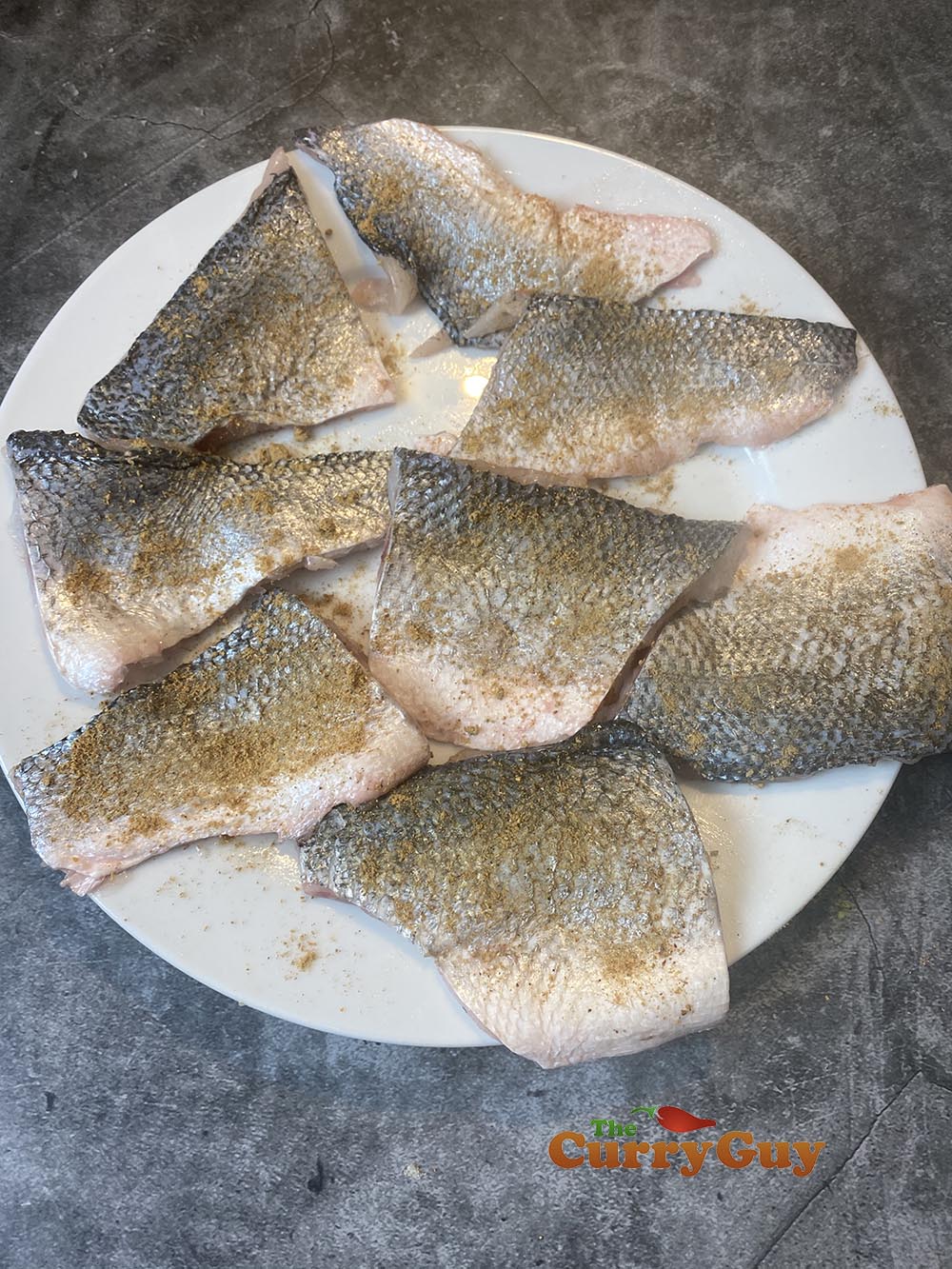 sea bass with tandoori masala
