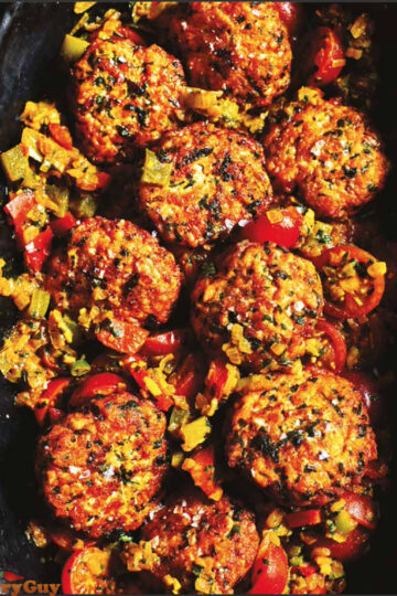 Salmon fish cake bhuna