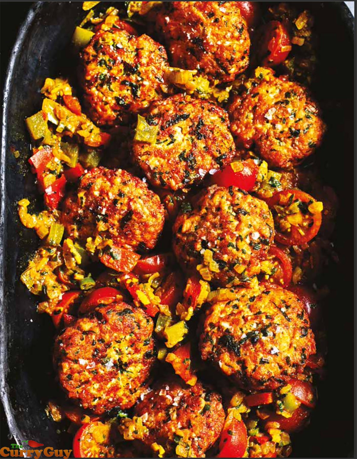 Salmon fish cake bhuna