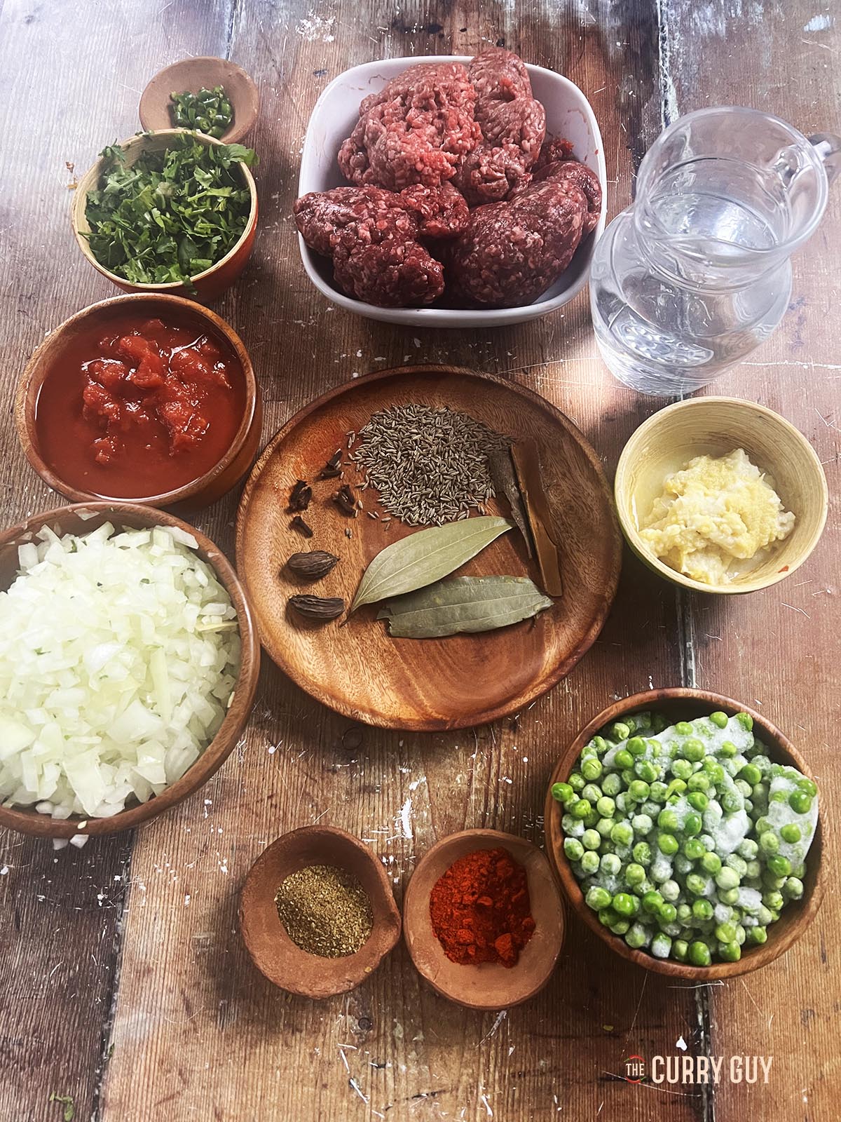 Ingredients for the recipe.