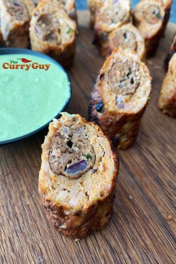 chicken and lamb kebabs