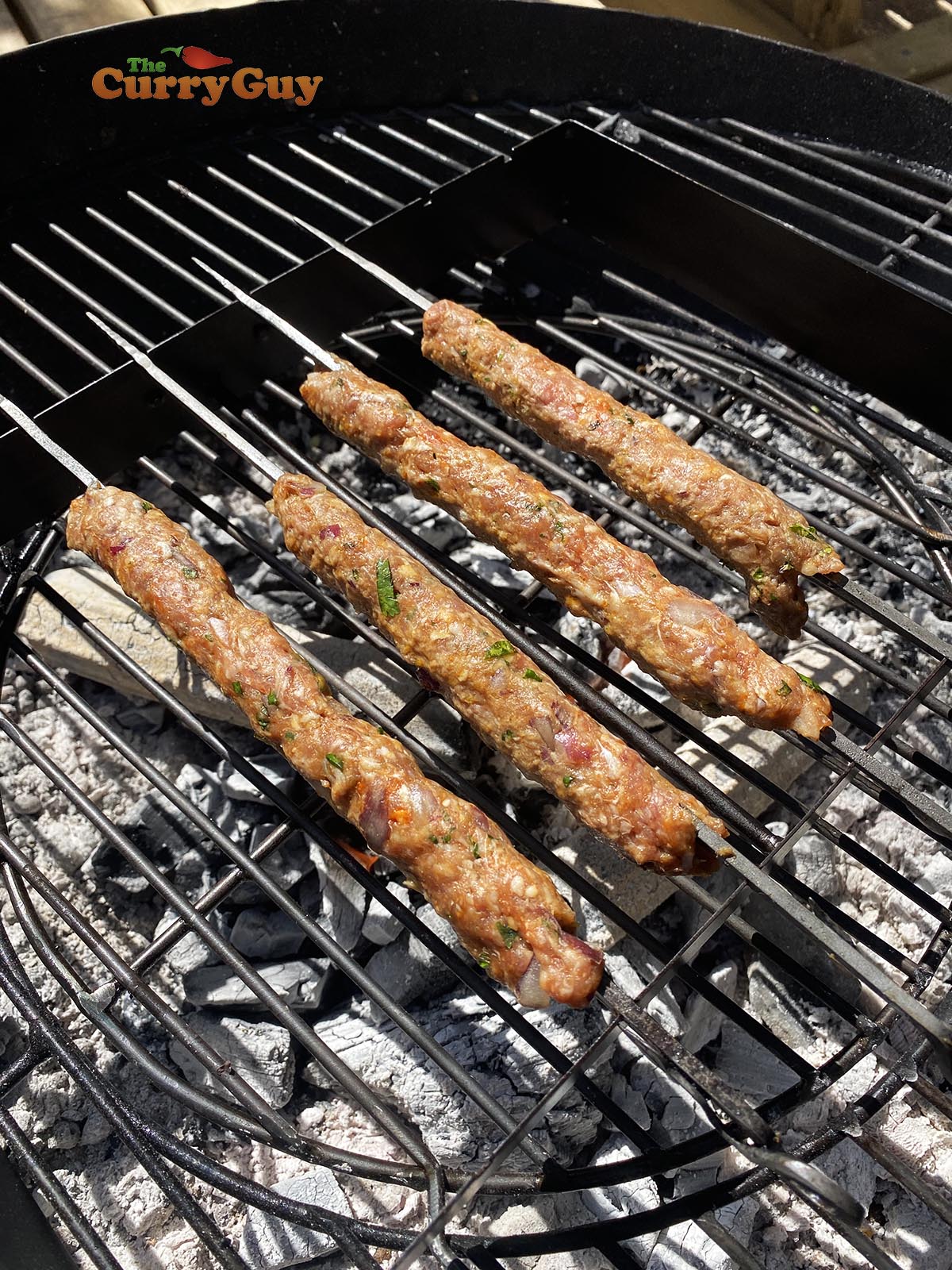 Grilling kebabs