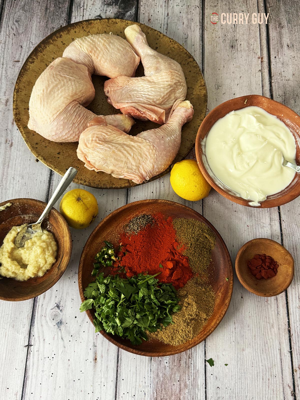 Ingredients to make the recipe.