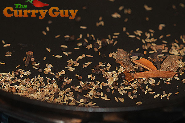 Making Punjabi Halibut Curry