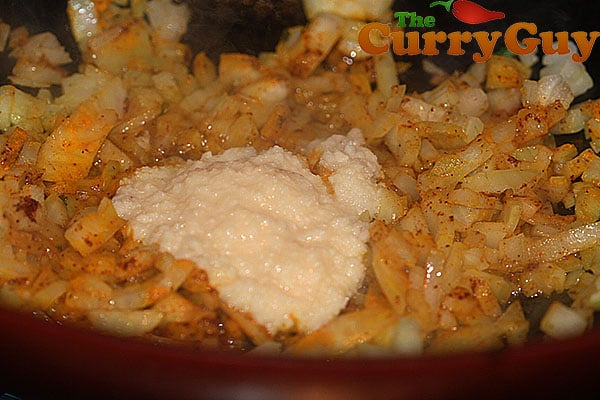 Making Halibut curry