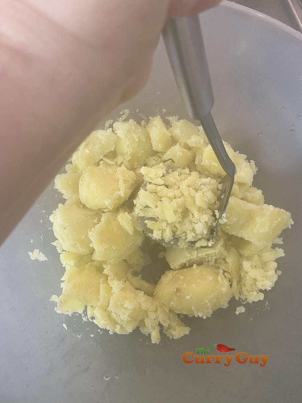 Mashing potatoe