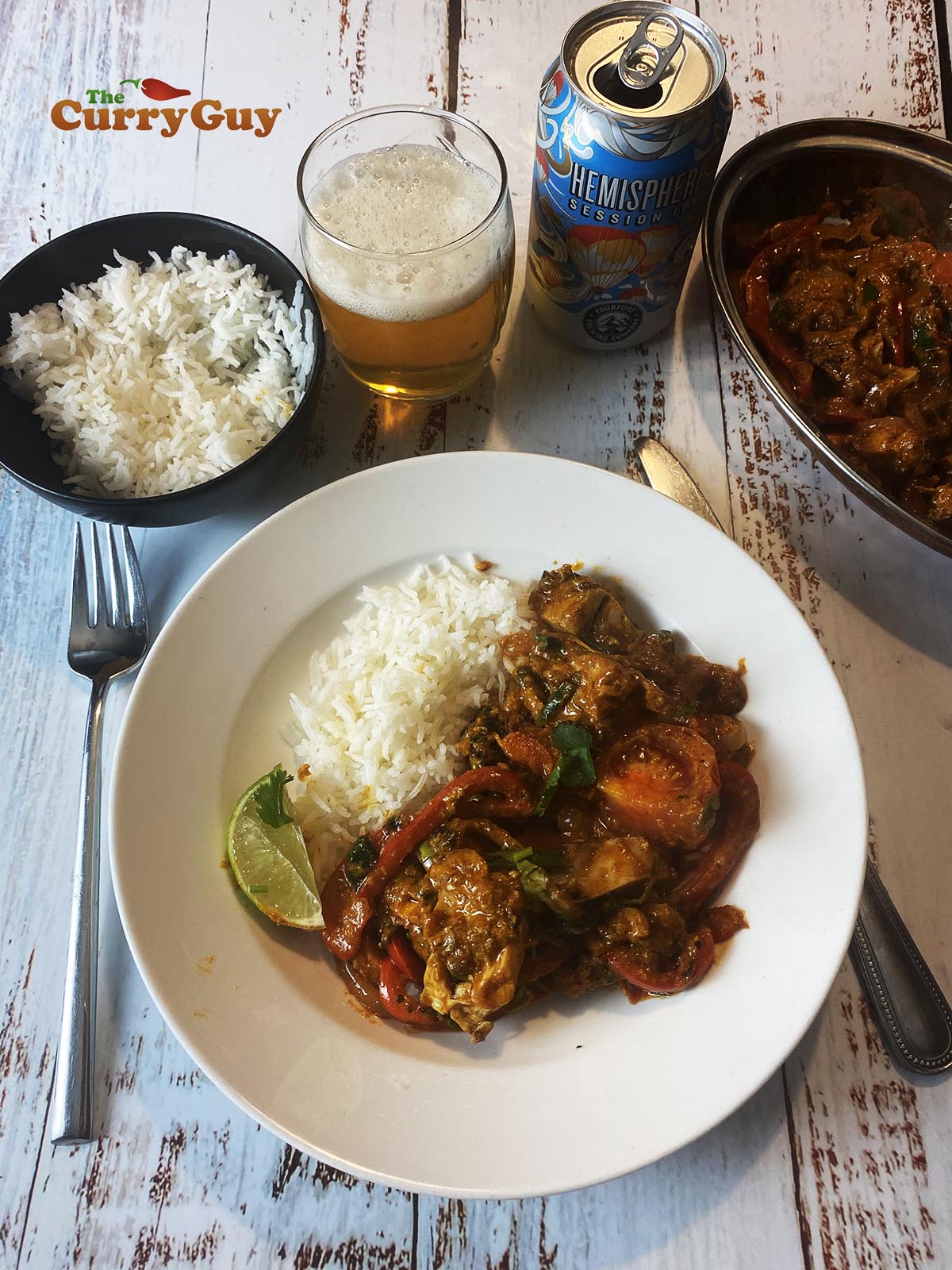 Chicken jalfrezi curry