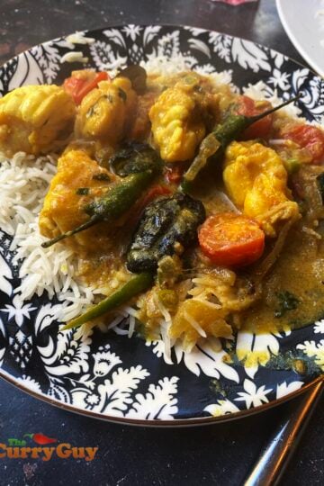 Monkfish curry