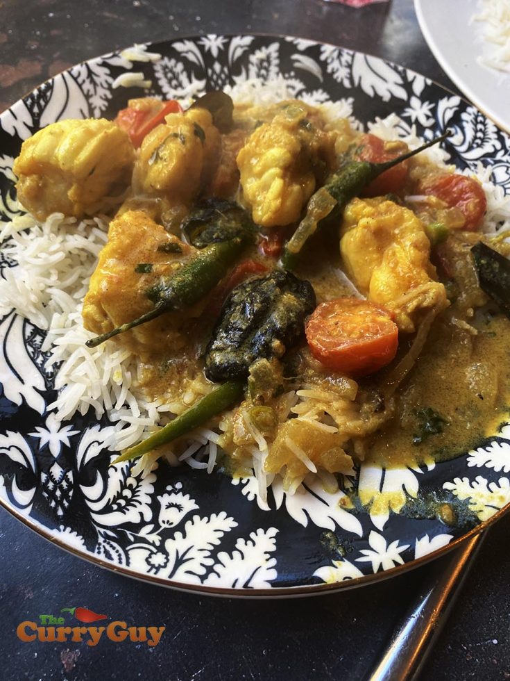 Monkfish curry