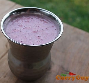 Strawberry lassi - strawberry lassies taste great!