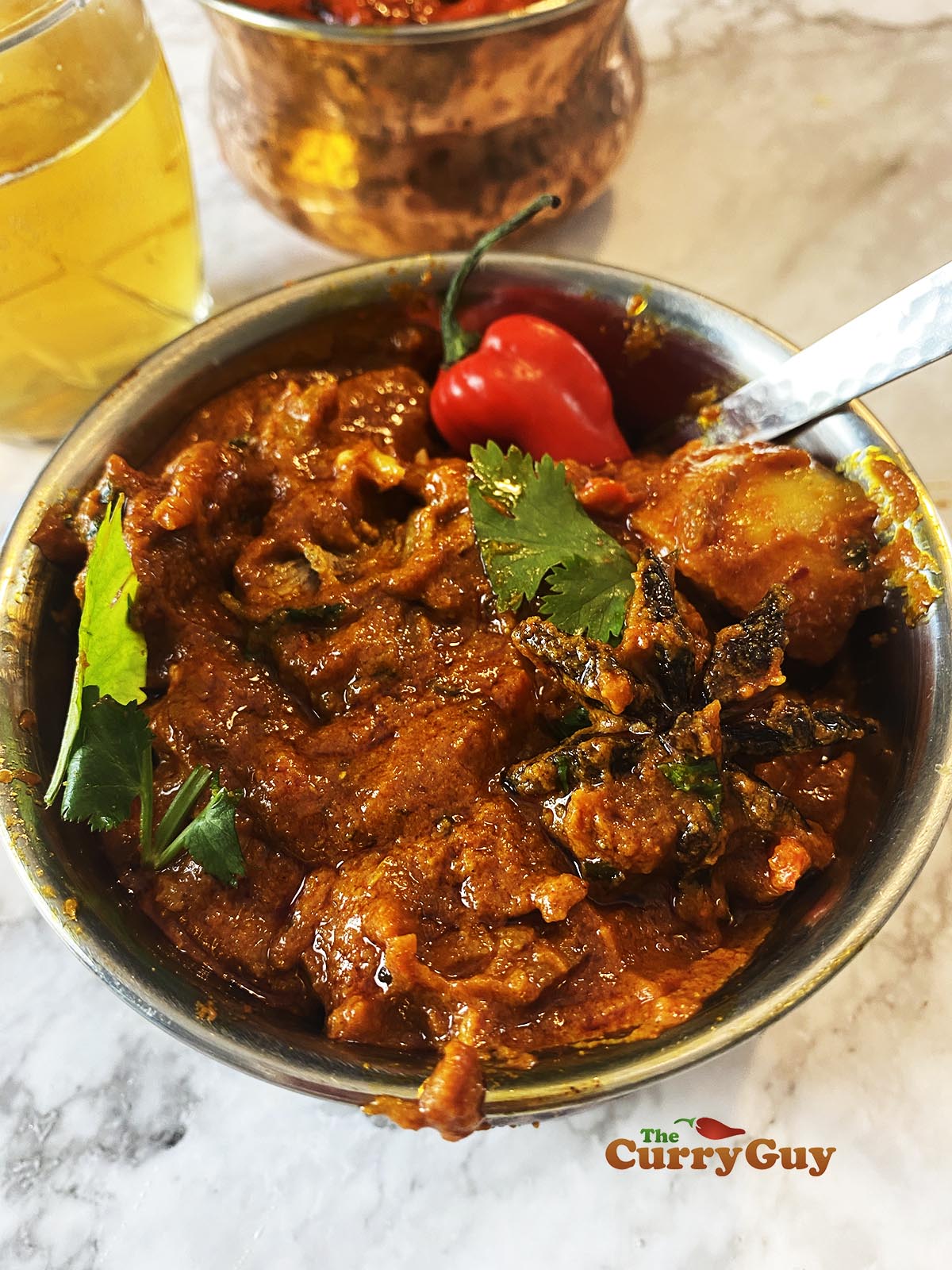 Lamb vindaloo curry