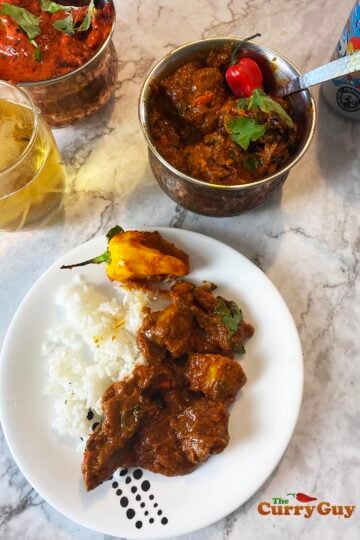 lamb vindaloo curry