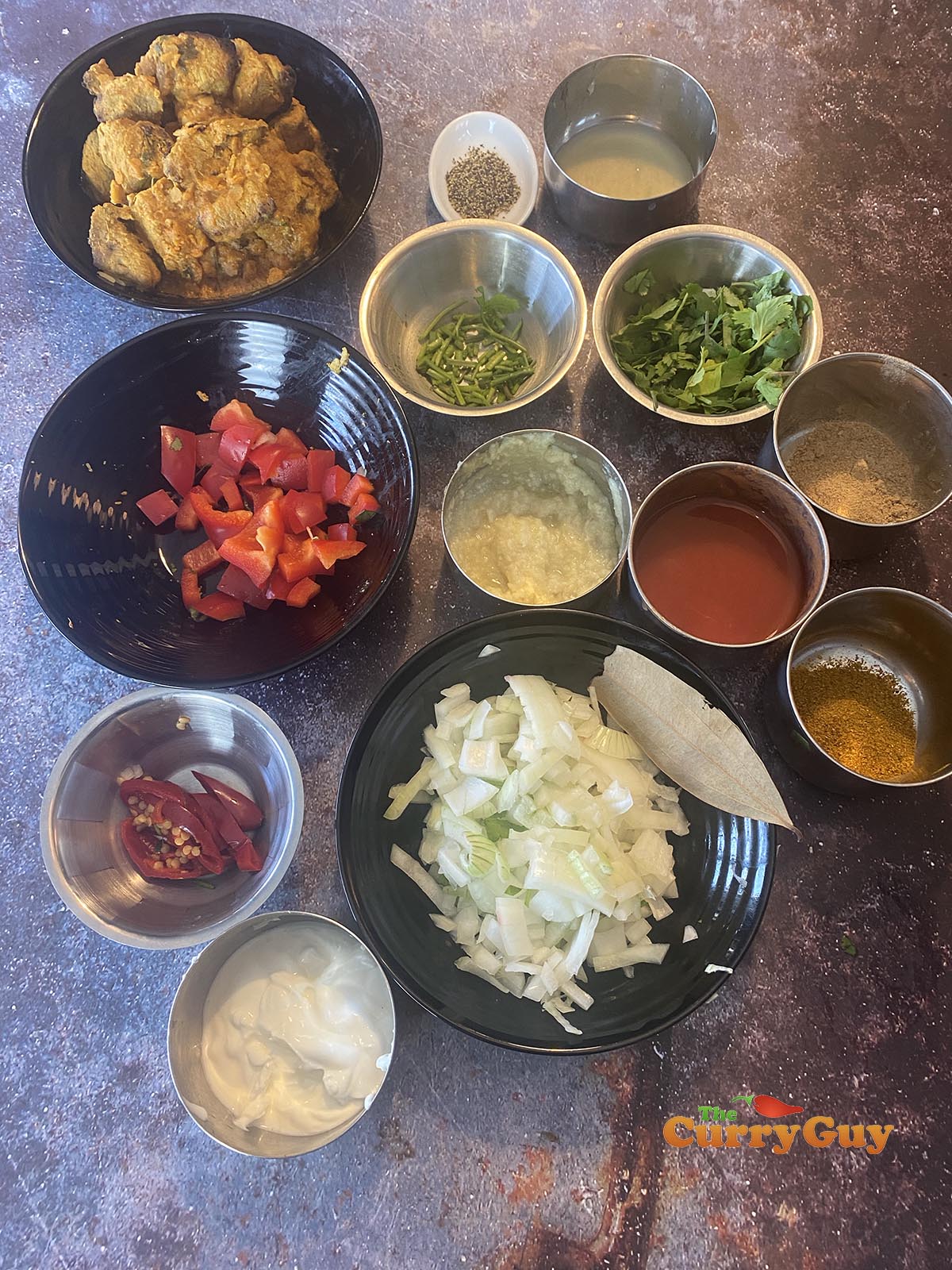 Ingredients for lamb bhuna