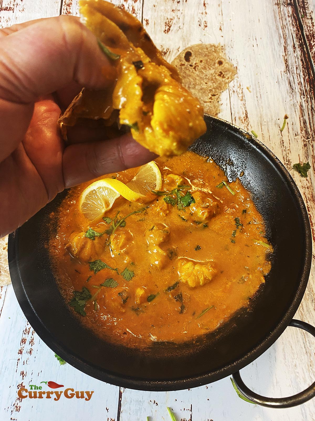 The finished curry