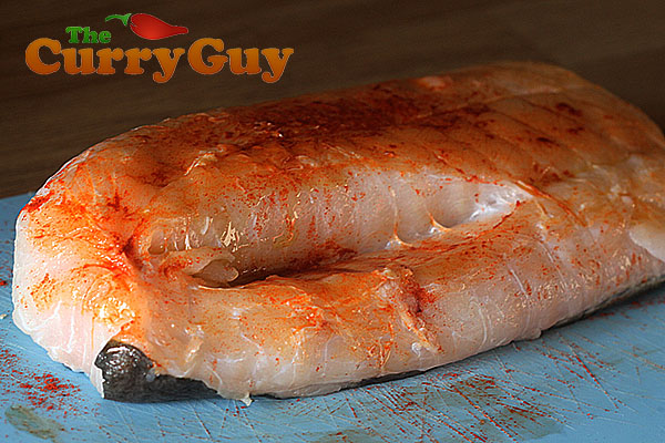 Barbecued cod recipe