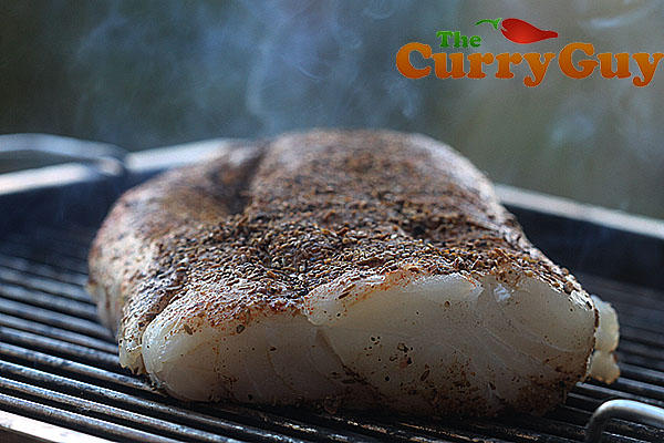 Barbecued cod