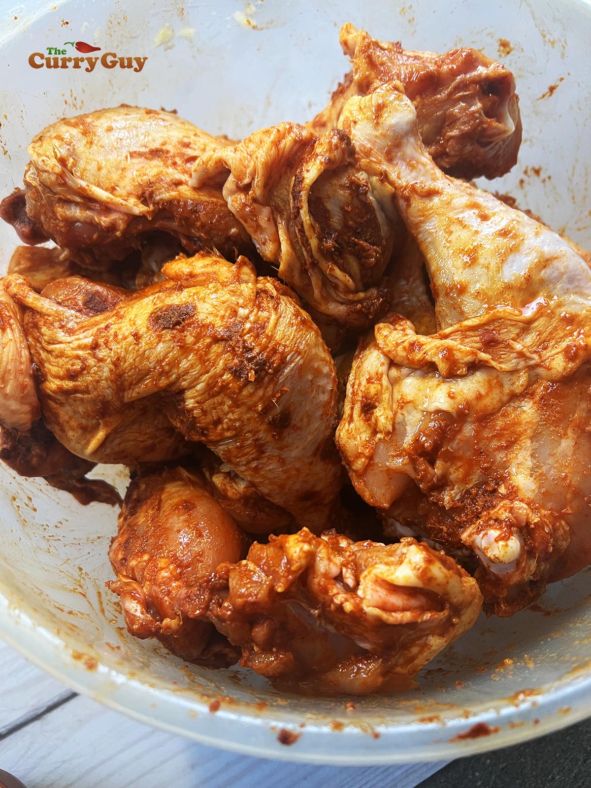 Chicken with chili powder
