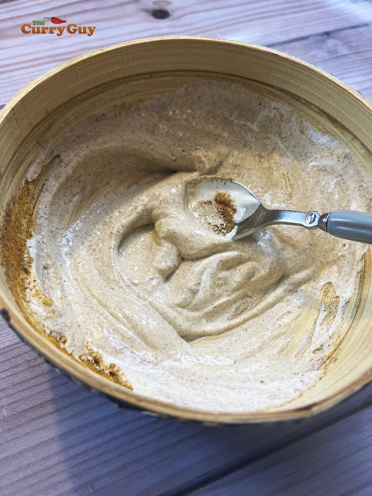 Second marinade for the Indian fried chicken.