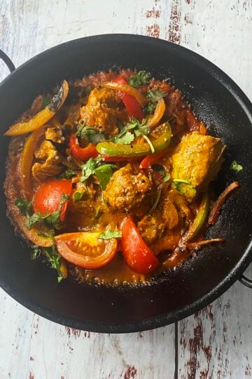 Jalfrezi turkey curry