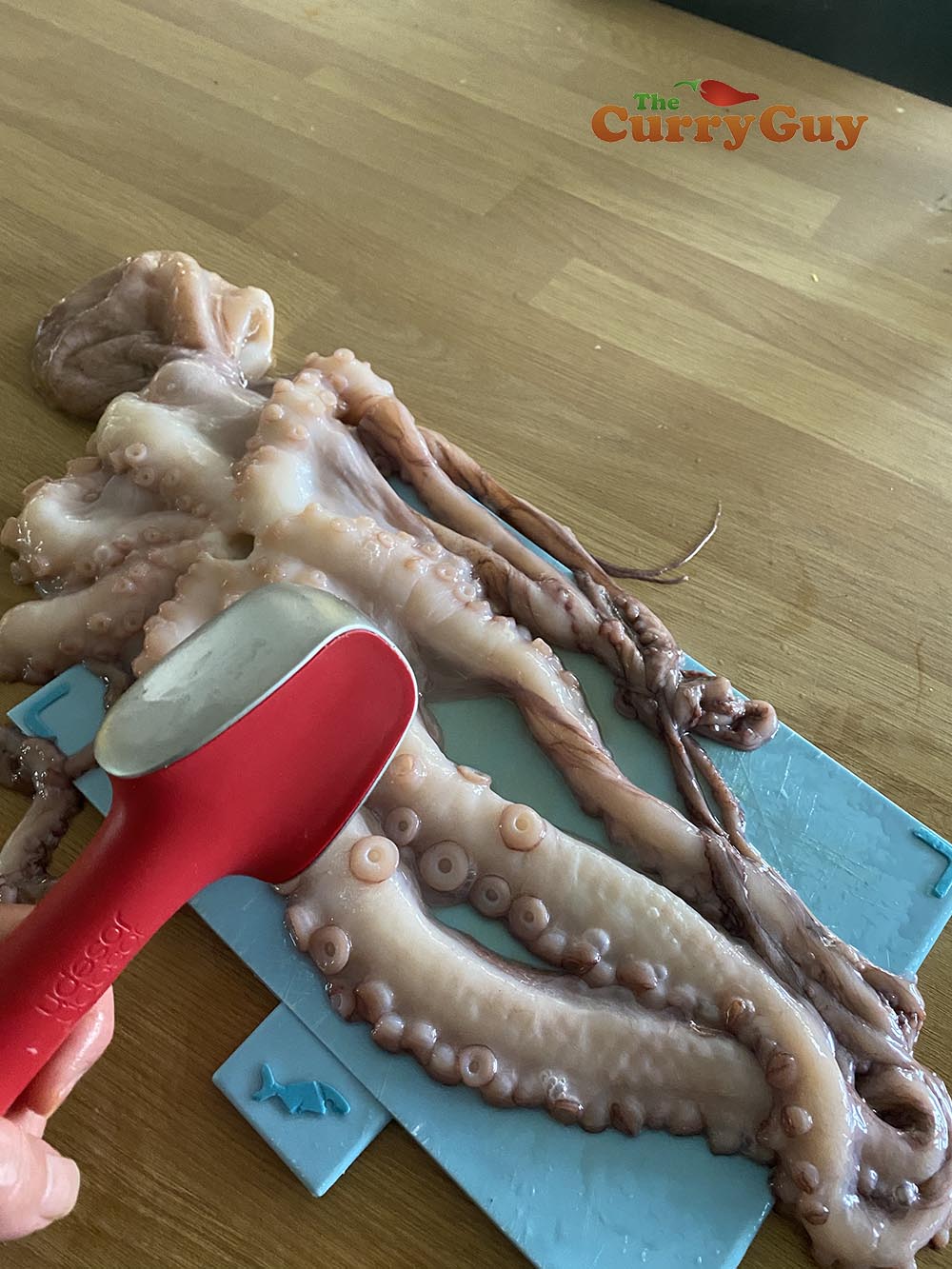 Pounding the octopus