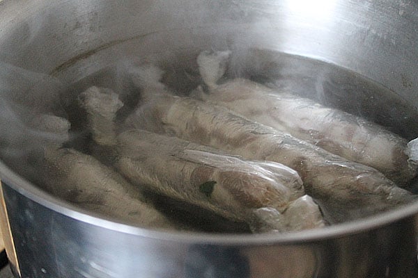 cooking the chicken breasts