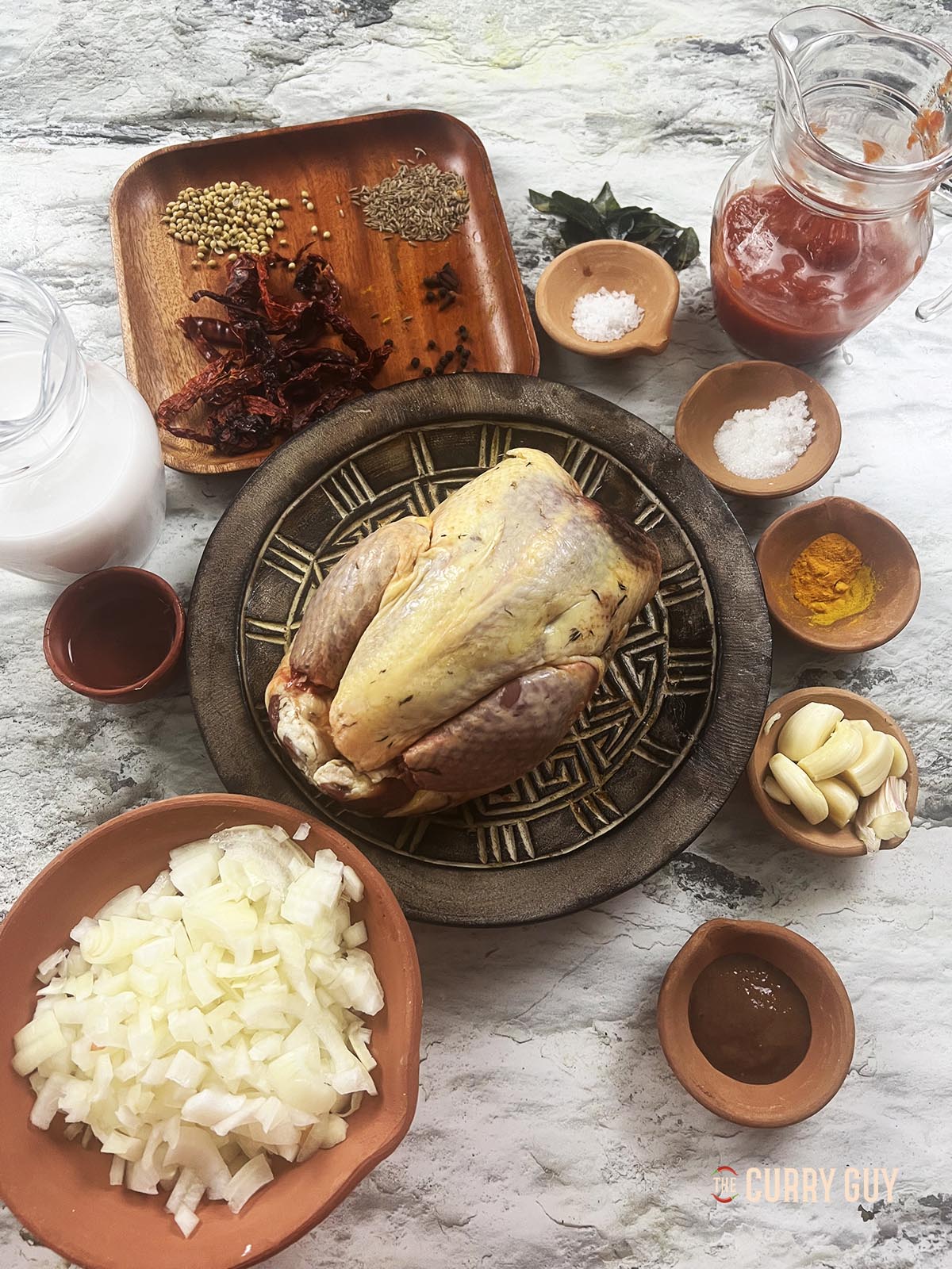 Ingredients for the recipe. 