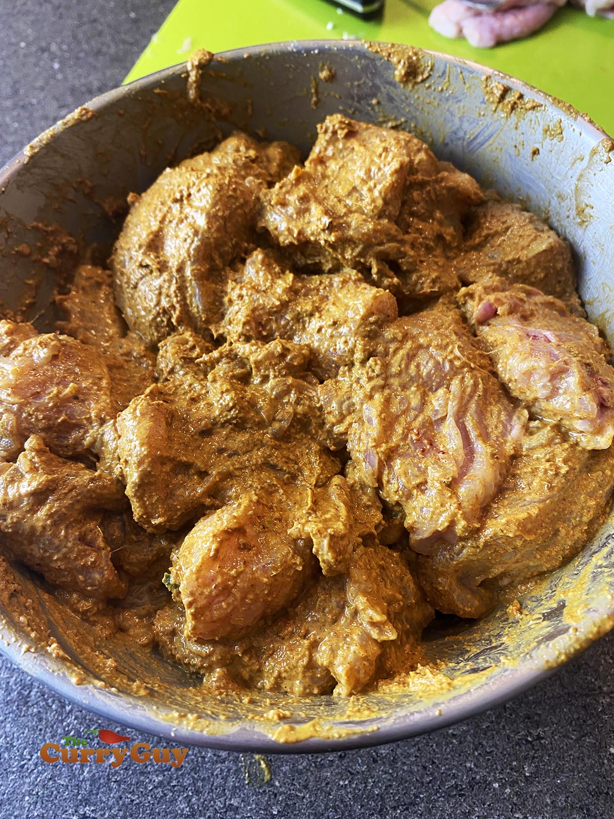 Marinating turkey meat