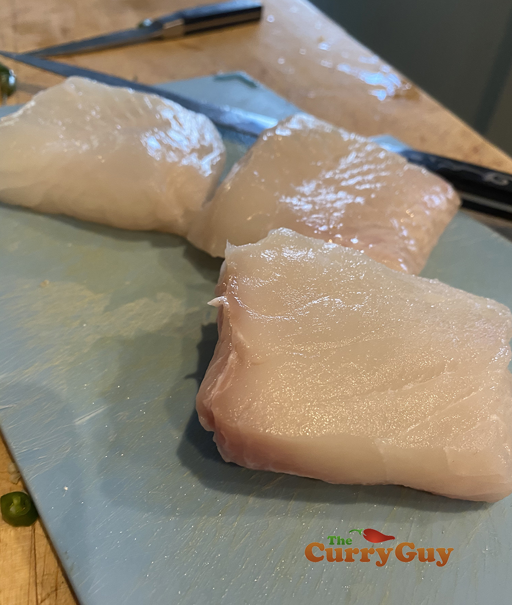 Prepared halibut fillets