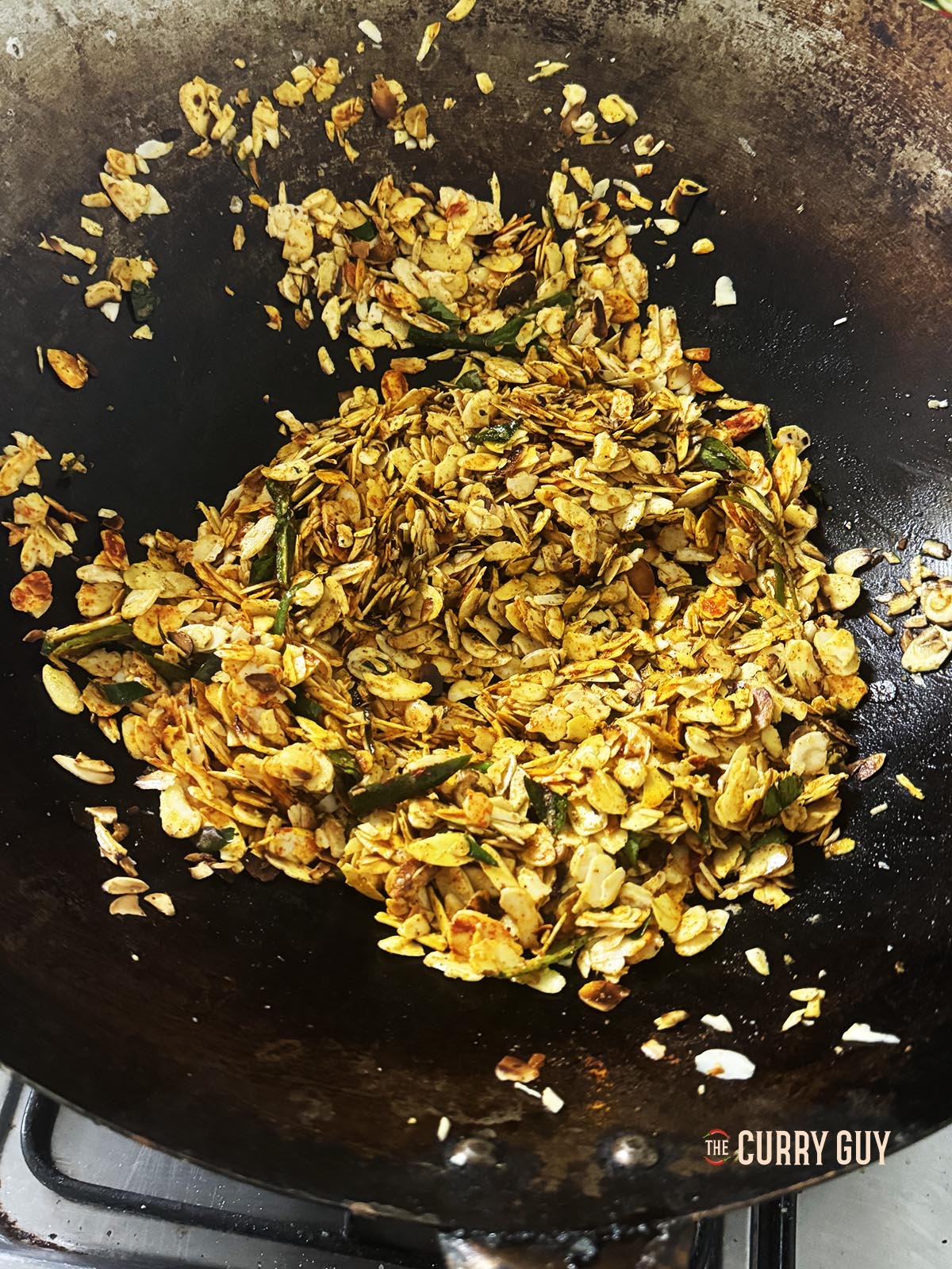 Seasoning with salt to taste and adding lime juice and coriander (cilantro)