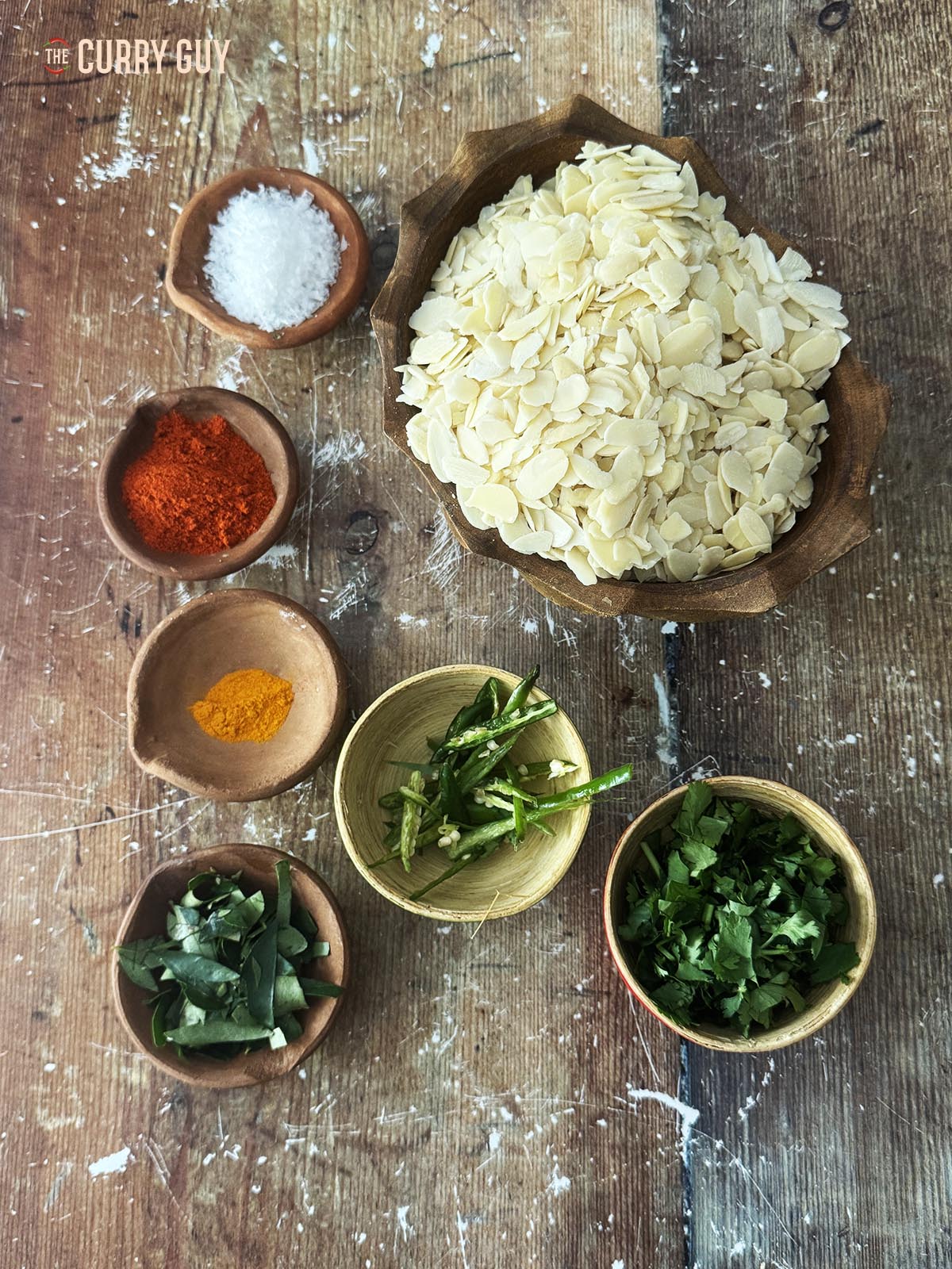 The ingredients for the recipe.