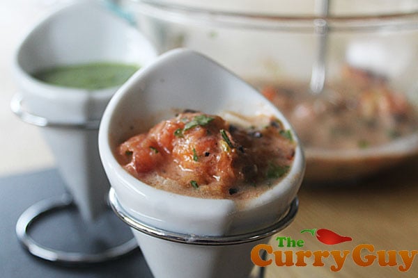 tomato salad2 tomato salad with chillies and yogurt