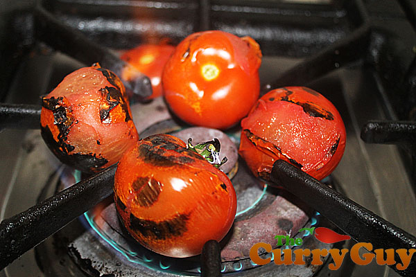 tomato salad3 Roasting tomatoes for tomato, chilli and yogurt salad