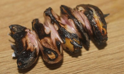 tomato salad5 blackened garlic