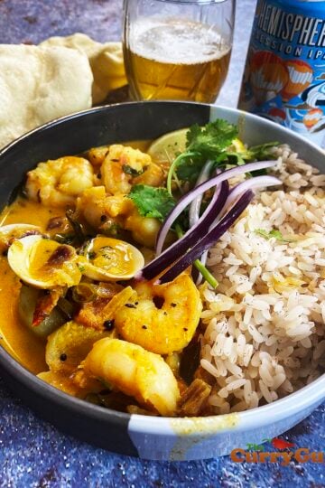 Seafood curry from Kerala