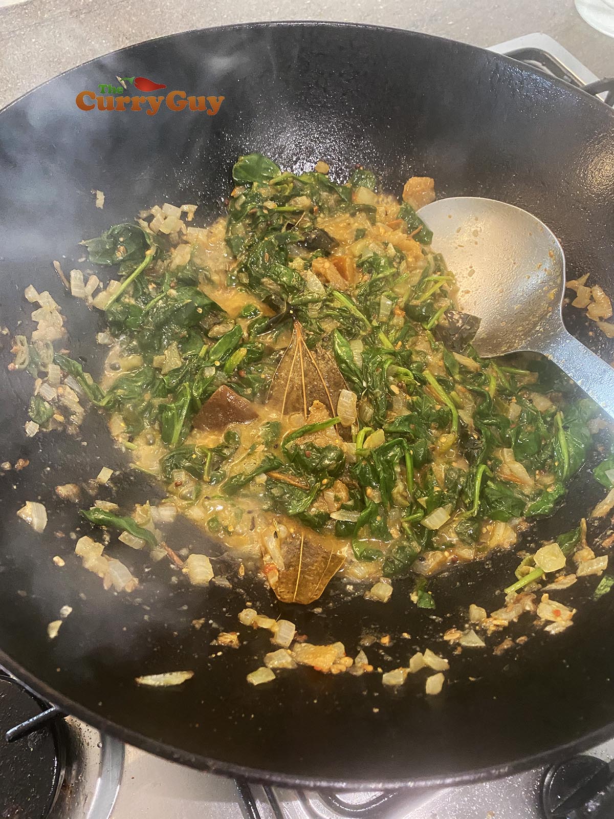 Basa curry sauce ready.