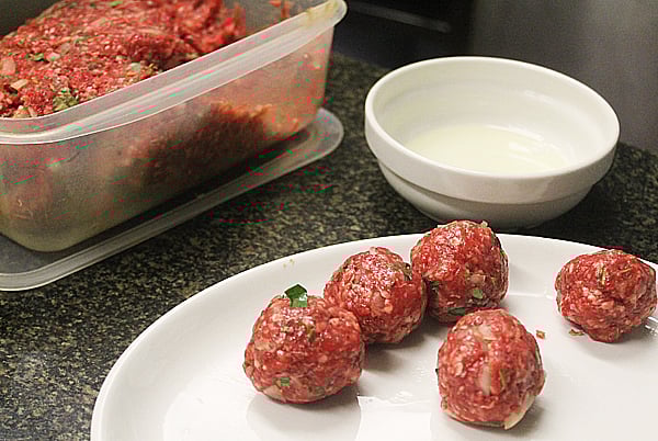 British Indian restaurant (BIR) style lamb koftas