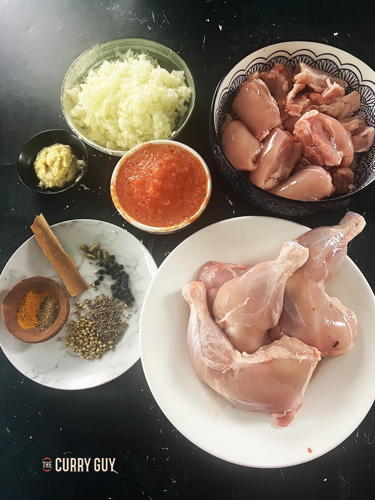 Ingredients for the recipe.