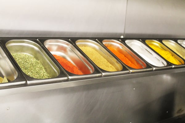 British Indian Restaurant (BIR) spice selection