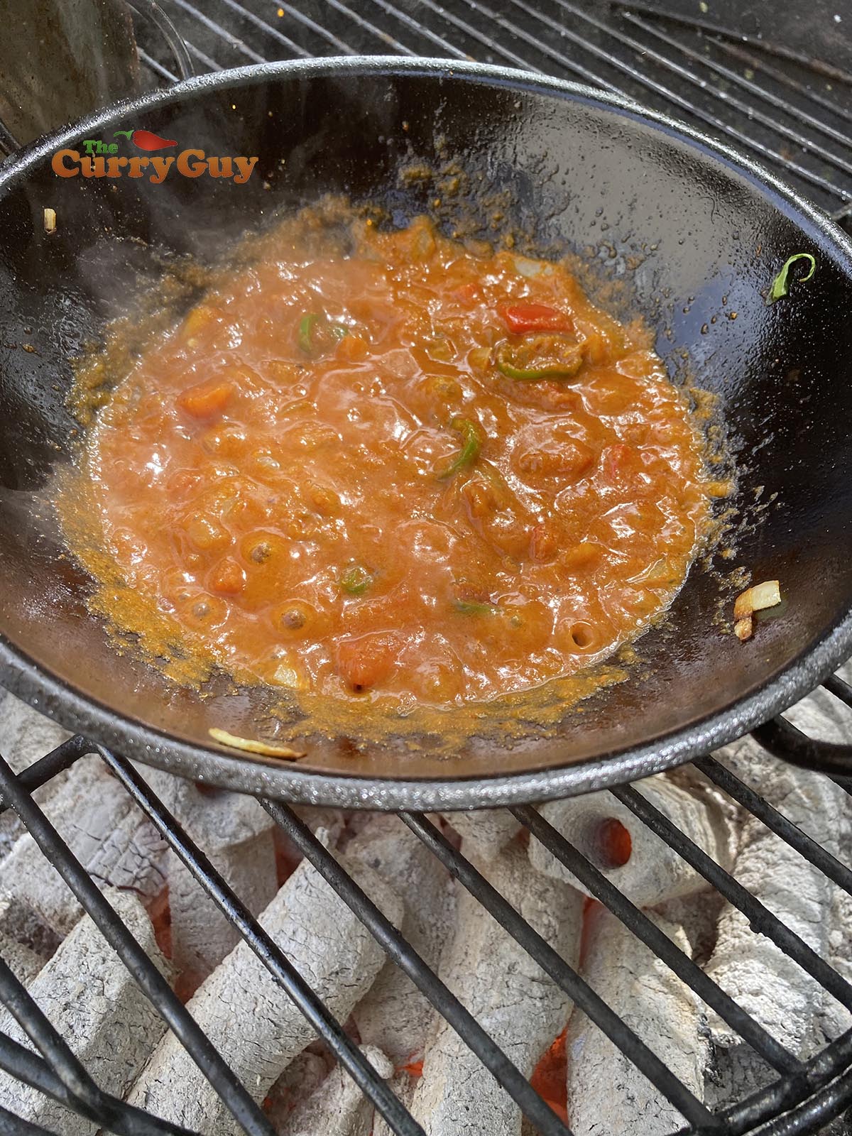 Base sauce simmering