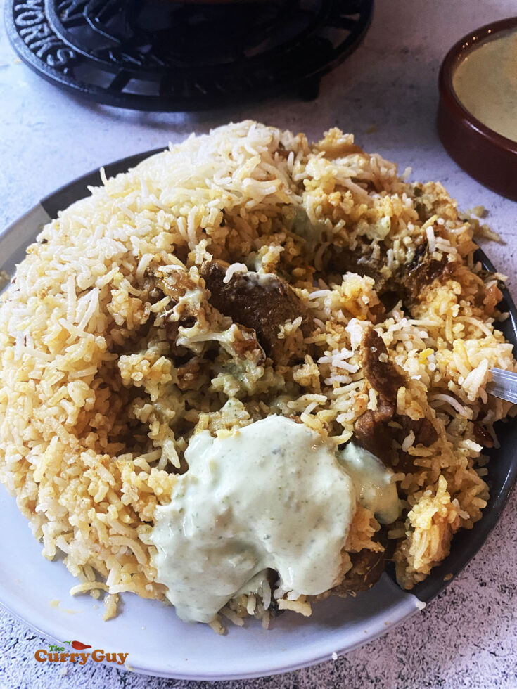 Lamb biryani