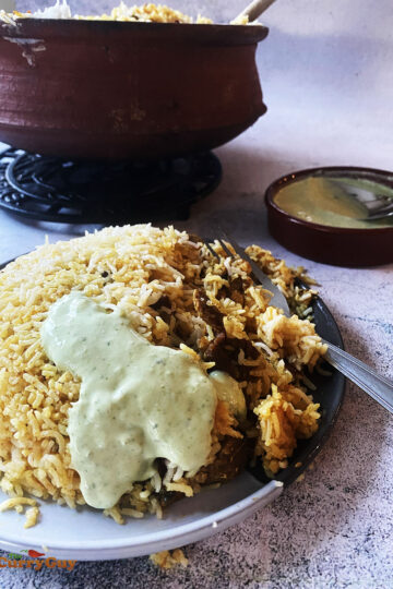 Lamb biryani