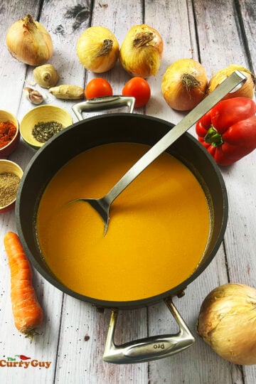 British Indian Restaurant (BIR) Base Curry Sauce