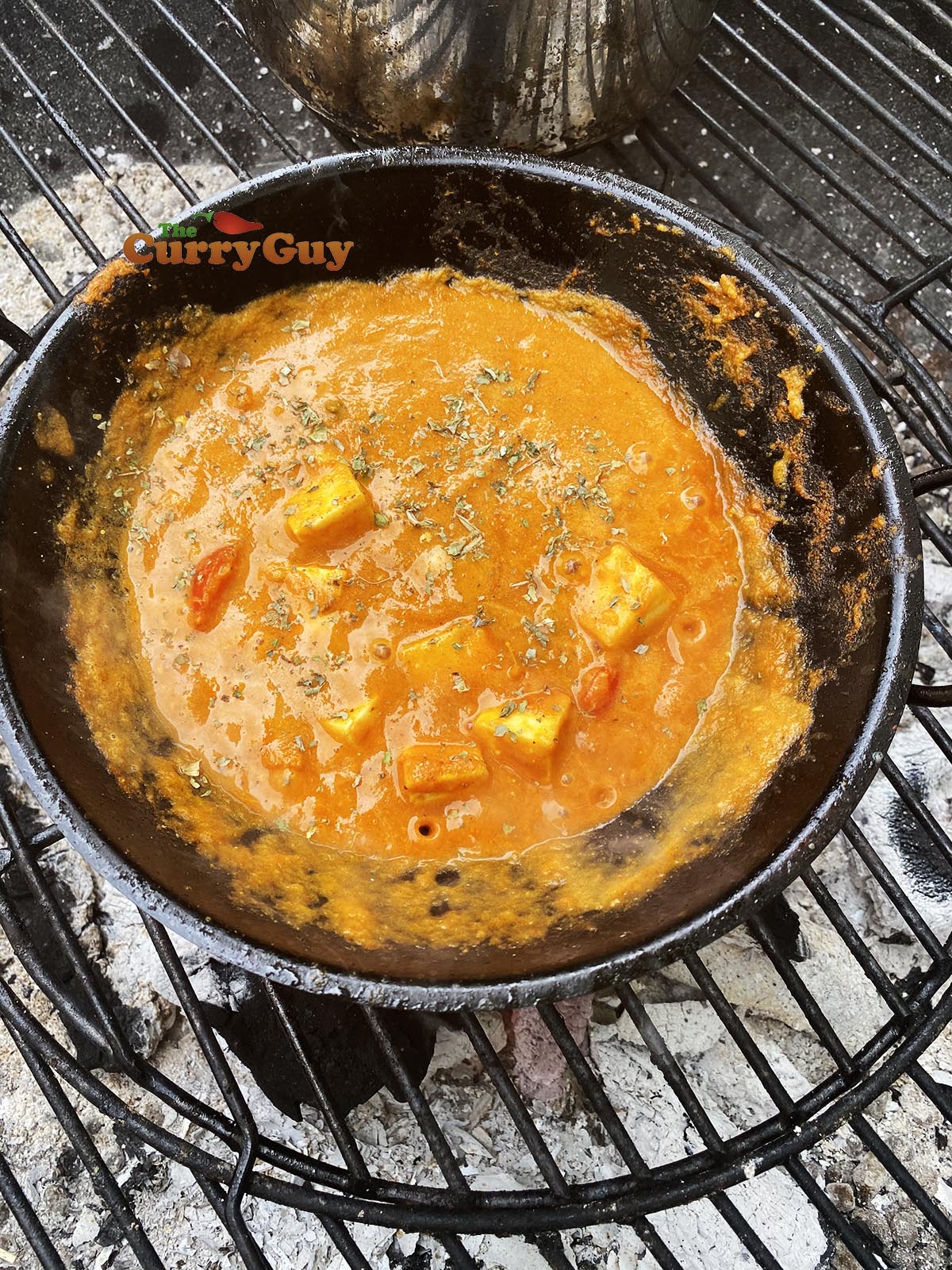 Adding kasoori methi and salt to taste